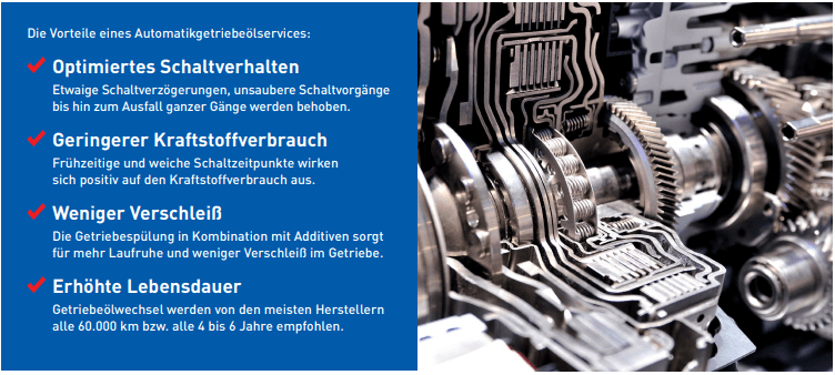 Automatikgetriebespülung bei AUTO CHECK Mayer & Köhler